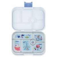 Yumbox Classic 6 Compartment Lunchbox Hazy Gray